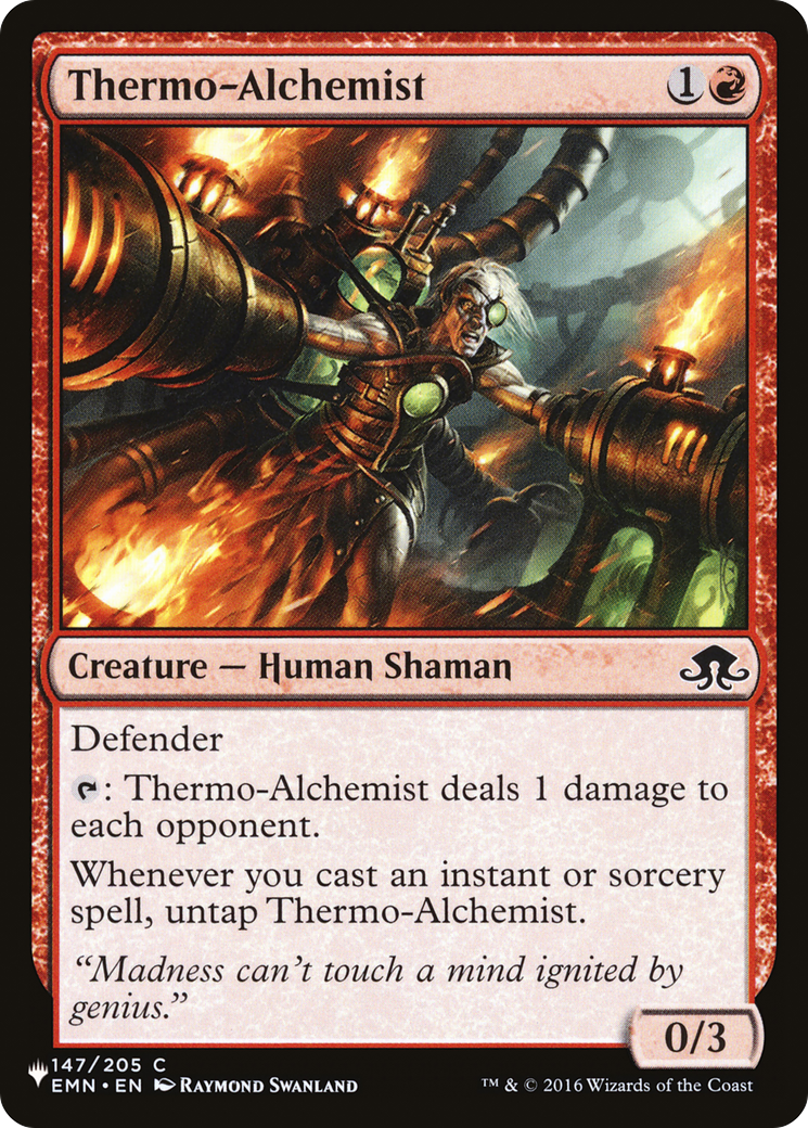 Thermo-Alchemist [The List Reprints] | Black Swamp Games