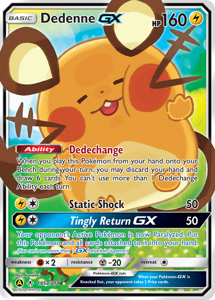 Dedenne GX (195a/214) [Alternate Art Promos] | Black Swamp Games