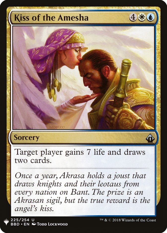 Kiss of the Amesha [Mystery Booster] | Black Swamp Games