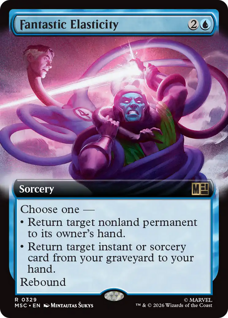 Fantastic Elasticity (Extended Art) [Marvel Super Heroes Commander] | Black Swamp Games