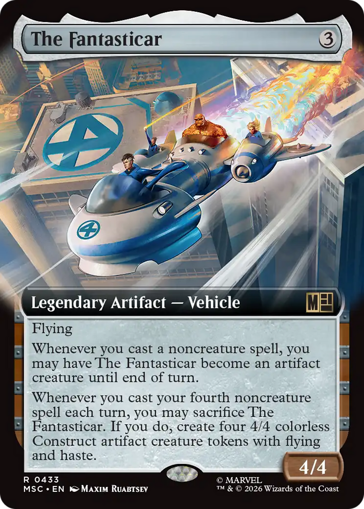 The Fantasticar (Extended Art) [Marvel Super Heroes Commander] | Black Swamp Games
