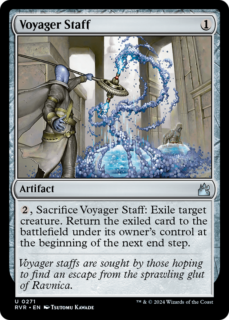 Voyager Staff [Ravnica Remastered] | Black Swamp Games