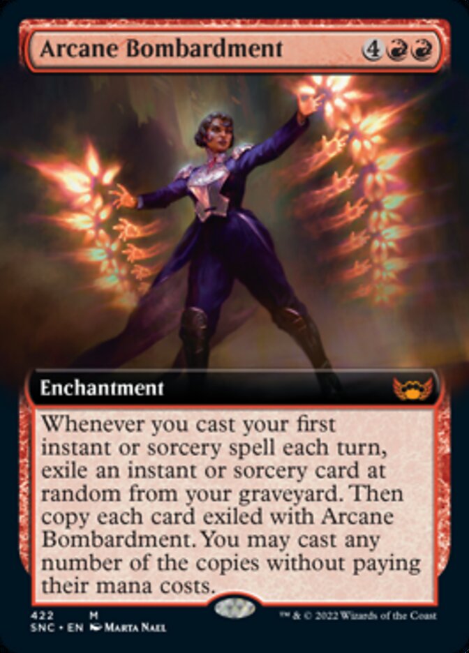 Arcane Bombardment (Extended Art) [Streets of New Capenna] | Black Swamp Games