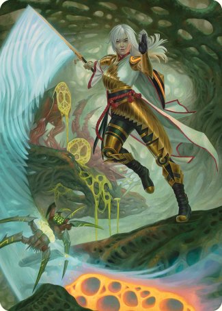 The Eternal Wanderer Art Card [Phyrexia: All Will Be One Art Series] | Black Swamp Games
