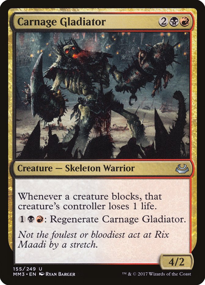 Carnage Gladiator [Modern Masters 2017] | Black Swamp Games