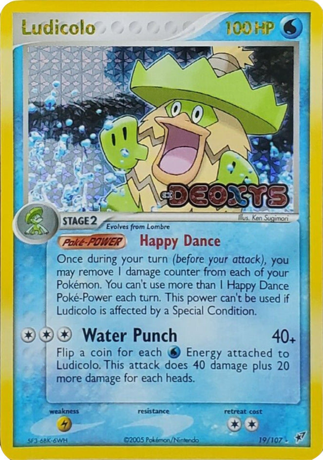 Ludicolo (19/107) (Stamped) [EX: Deoxys] | Black Swamp Games