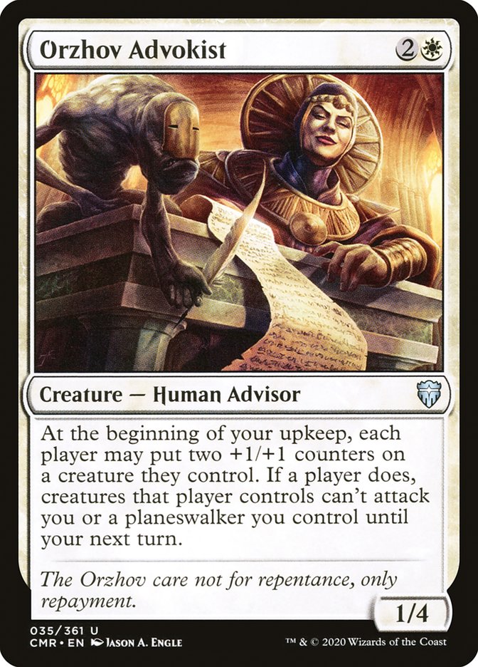 Orzhov Advokist [Commander Legends] | Black Swamp Games