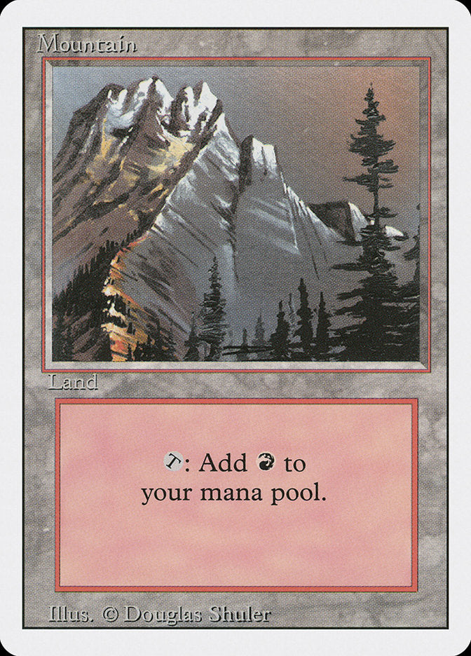 Mountain (Snow Top / Highest Point on Left) [Revised Edition] | Black Swamp Games