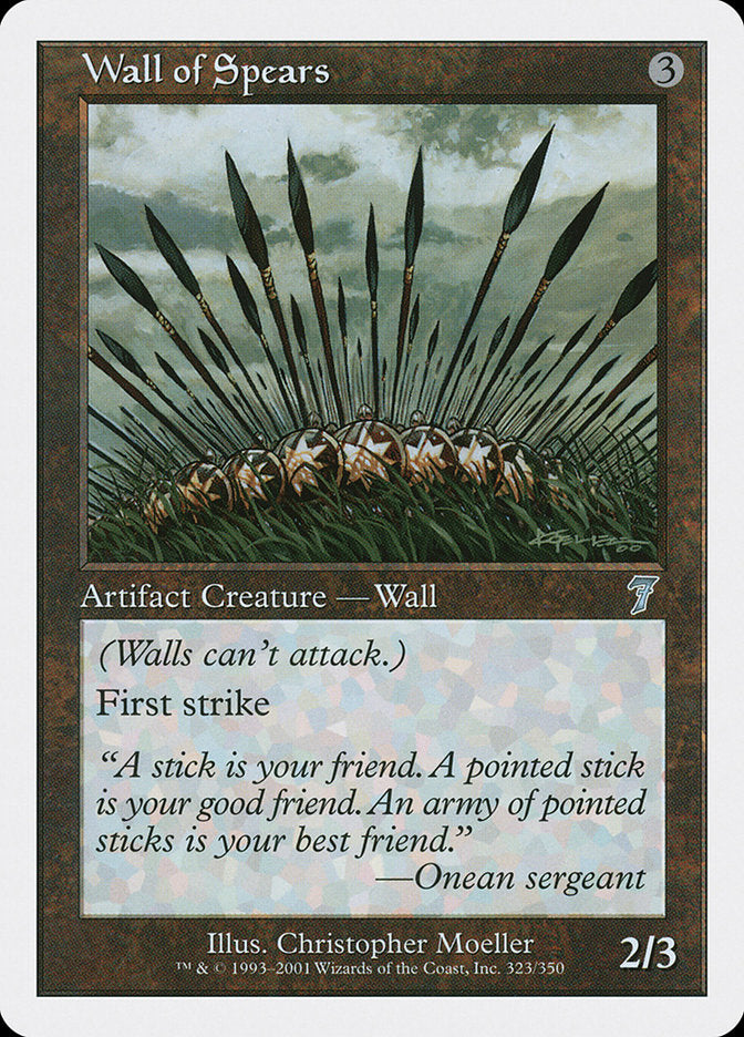 Wall of Spears [Seventh Edition] | Black Swamp Games