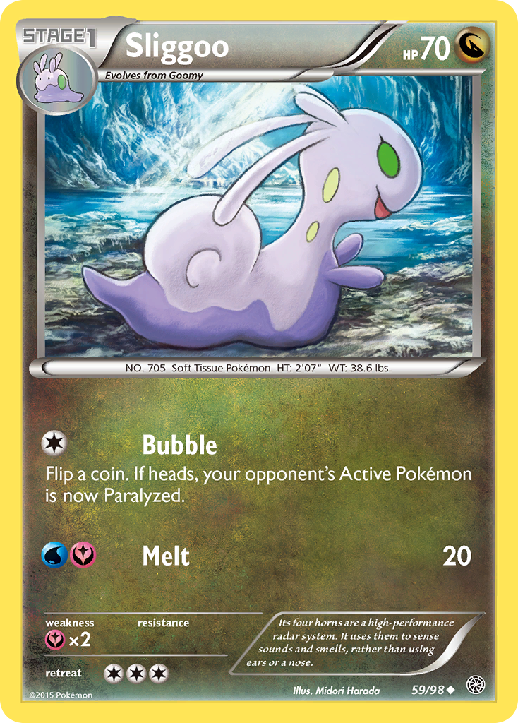 Sliggoo (59/98) [XY: Ancient Origins] | Black Swamp Games