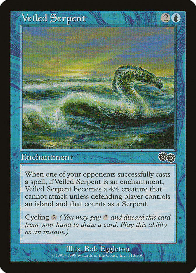 Veiled Serpent [Urza's Saga] | Black Swamp Games