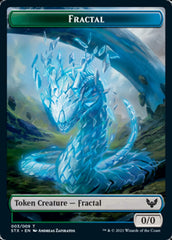 Fractal // Treasure Double-Sided Token [Strixhaven: School of Mages Tokens] | Black Swamp Games