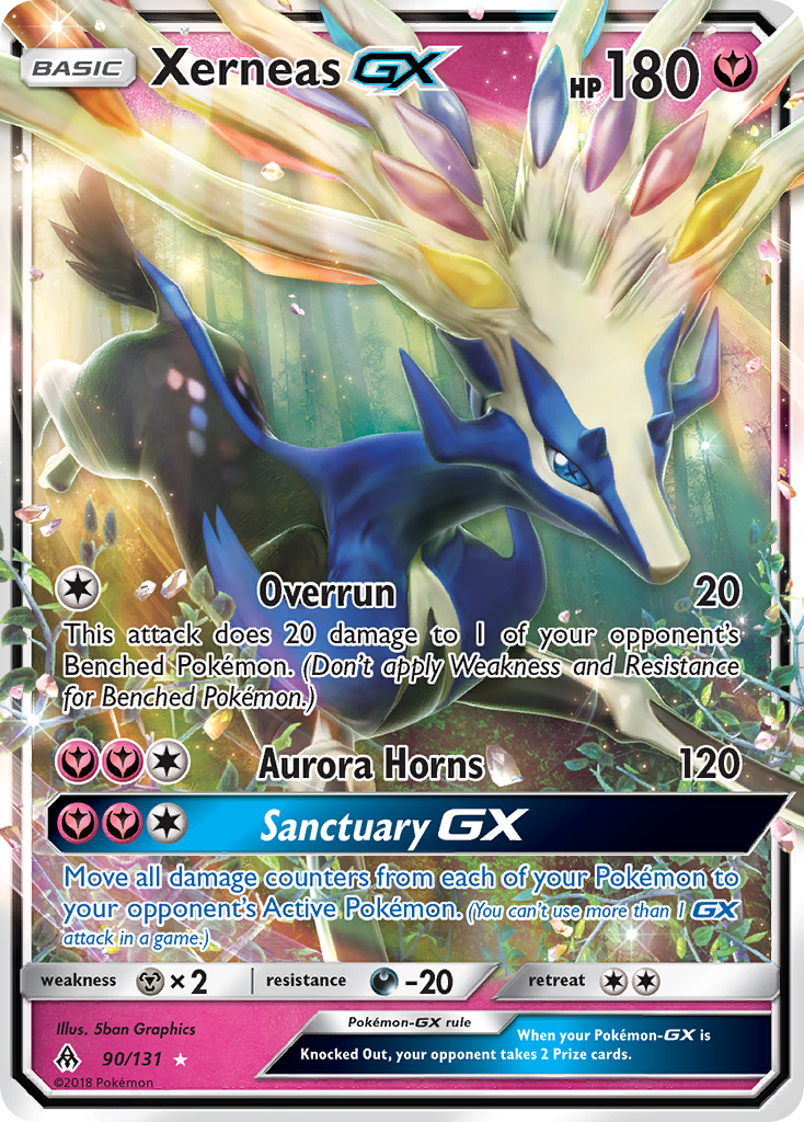 Xerneas GX (90/131) [Sun & Moon: Forbidden Light] | Black Swamp Games