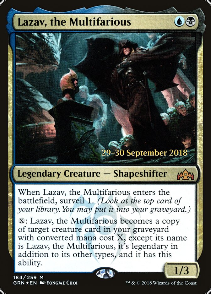 Lazav, the Multifarious [Guilds of Ravnica Prerelease Promos] | Black Swamp Games