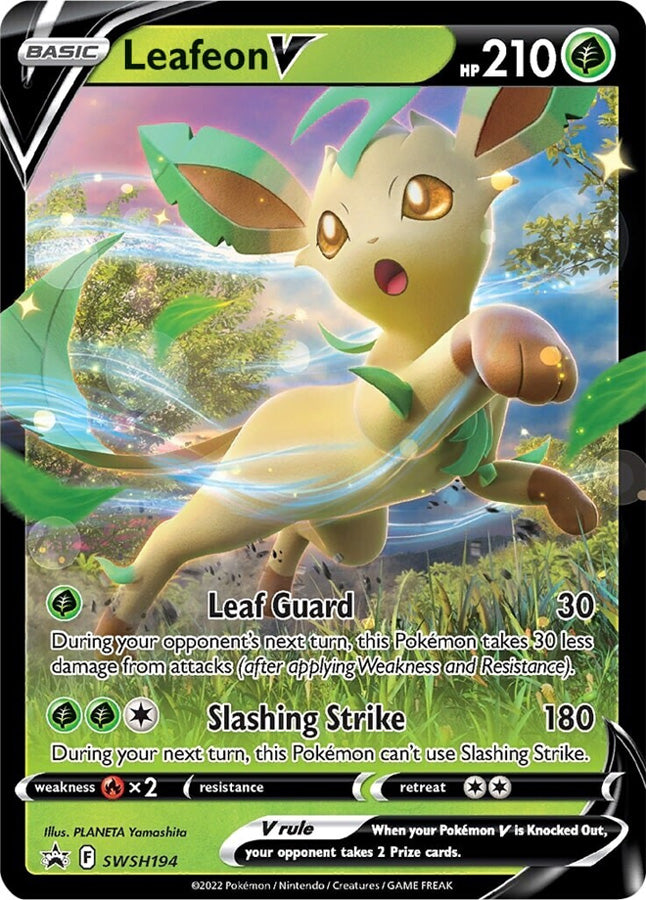 Leafeon V (SWSH194) [Sword & Shield: Black Star Promos] | Black Swamp Games