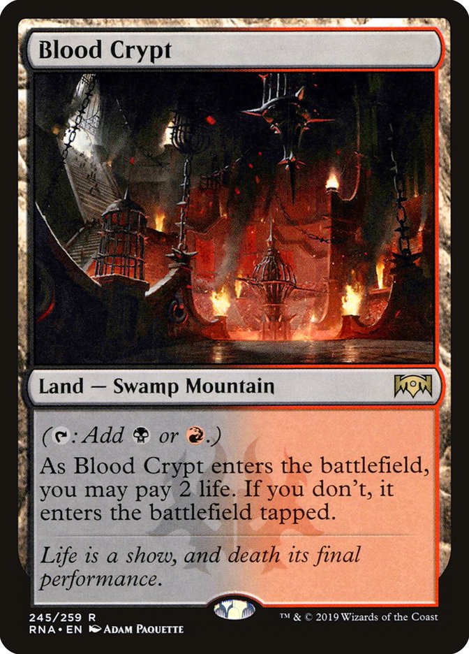 Blood Crypt [Ravnica Allegiance] | Black Swamp Games