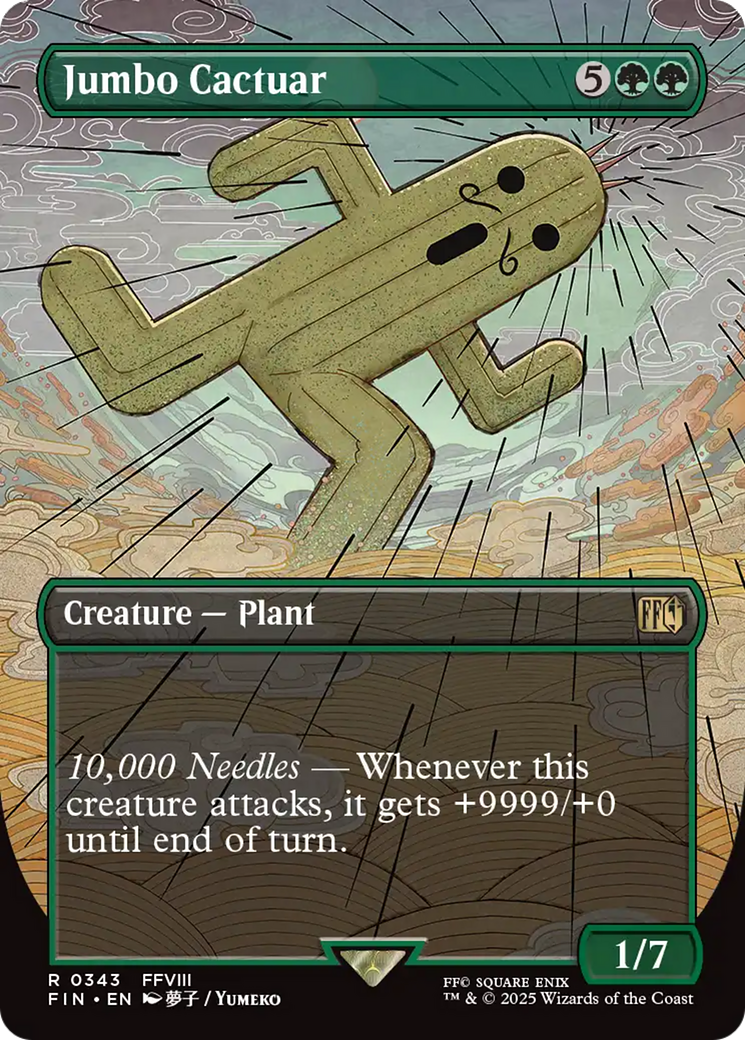 Jumbo Cactuar (Borderless) [FINAL FANTASY] | Black Swamp Games