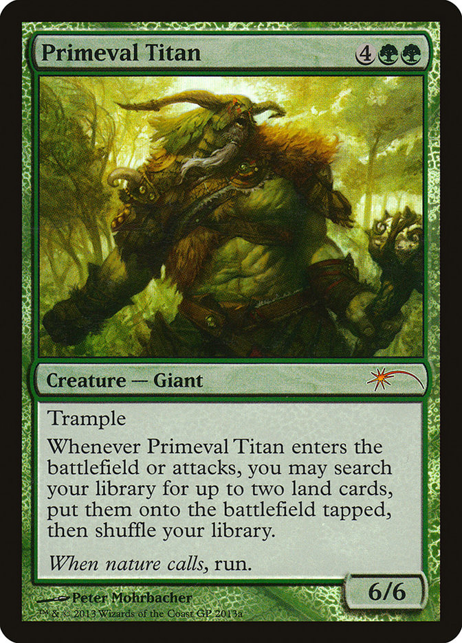 Primeval Titan (Grand Prix) [Grand Prix Promos] | Black Swamp Games