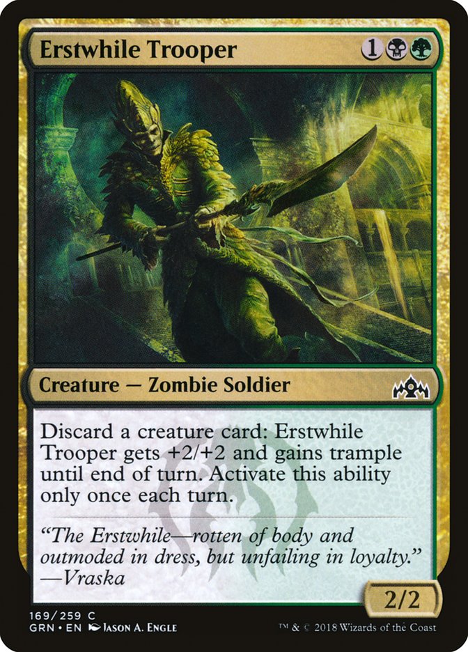 Erstwhile Trooper [Guilds of Ravnica] | Black Swamp Games