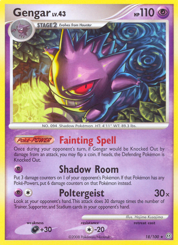 Gengar (18/100) [Diamond & Pearl: Stormfront] | Black Swamp Games