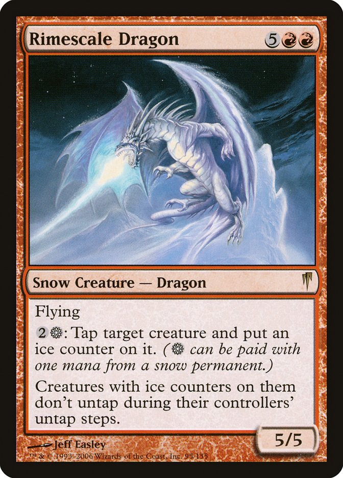 Rimescale Dragon [Coldsnap] | Black Swamp Games