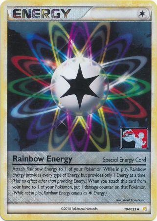 Rainbow Energy (104/123) (League Promo) [HeartGold & SoulSilver: Base Set] | Black Swamp Games