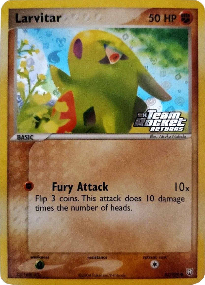 Larvitar (62/109) (Stamped) [EX: Team Rocket Returns] | Black Swamp Games