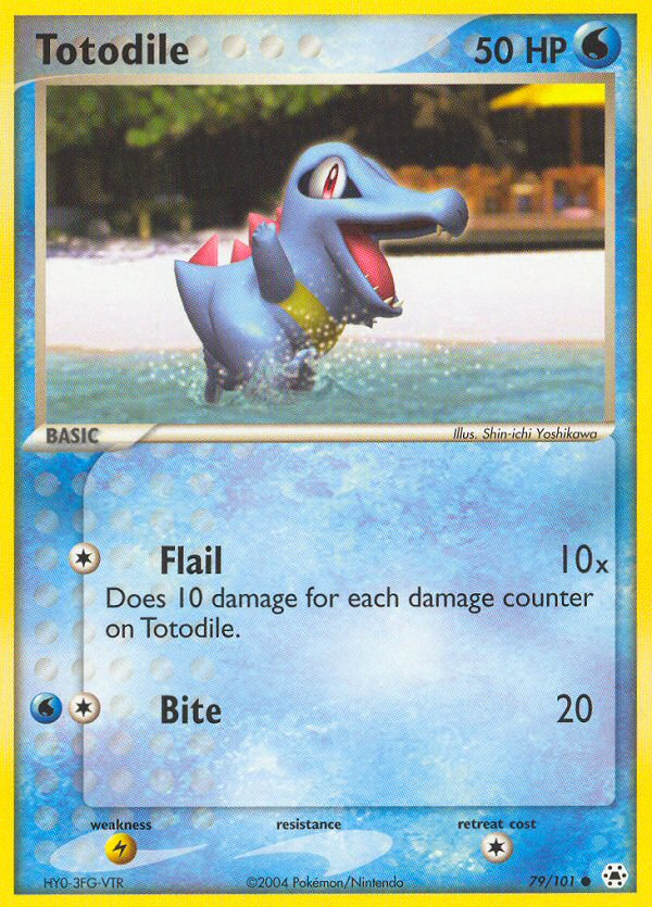 Totodile (79/101) [EX: Hidden Legends] | Black Swamp Games