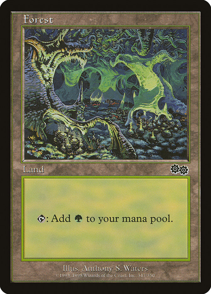 Forest (347) [Urza's Saga] | Black Swamp Games