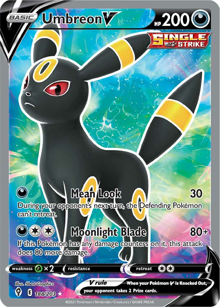 Umbreon V (188/203) [Sword & Shield: Evolving Skies] | Black Swamp Games