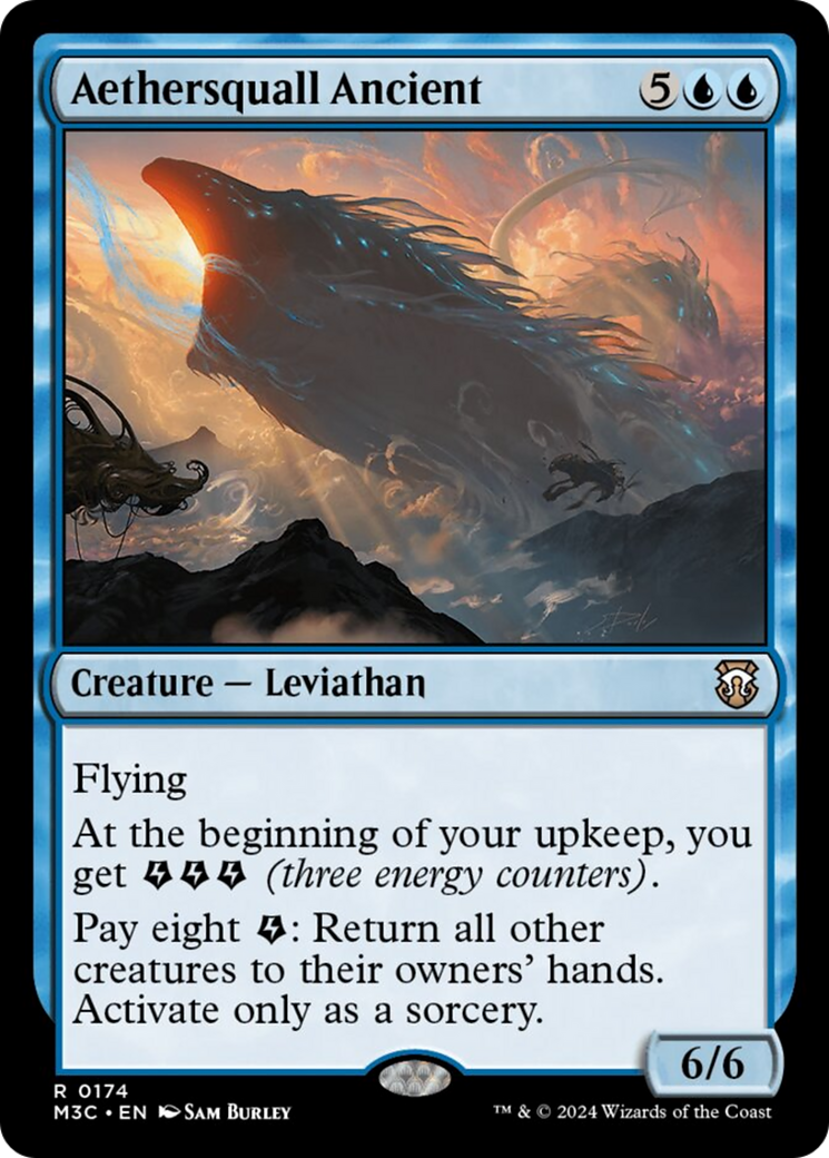 Aethersquall Ancient (Ripple Foil) [Modern Horizons 3 Commander] | Black Swamp Games