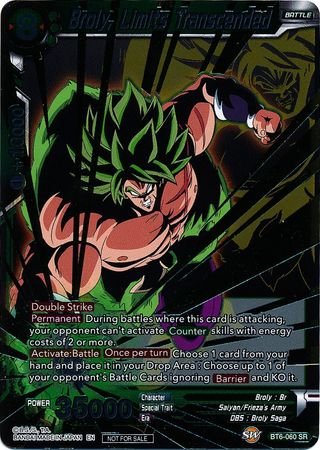 Broly, Limits Transcended (Event Pack 3 - 2019) (BT6-060_PR) [Promotion Cards] | Black Swamp Games