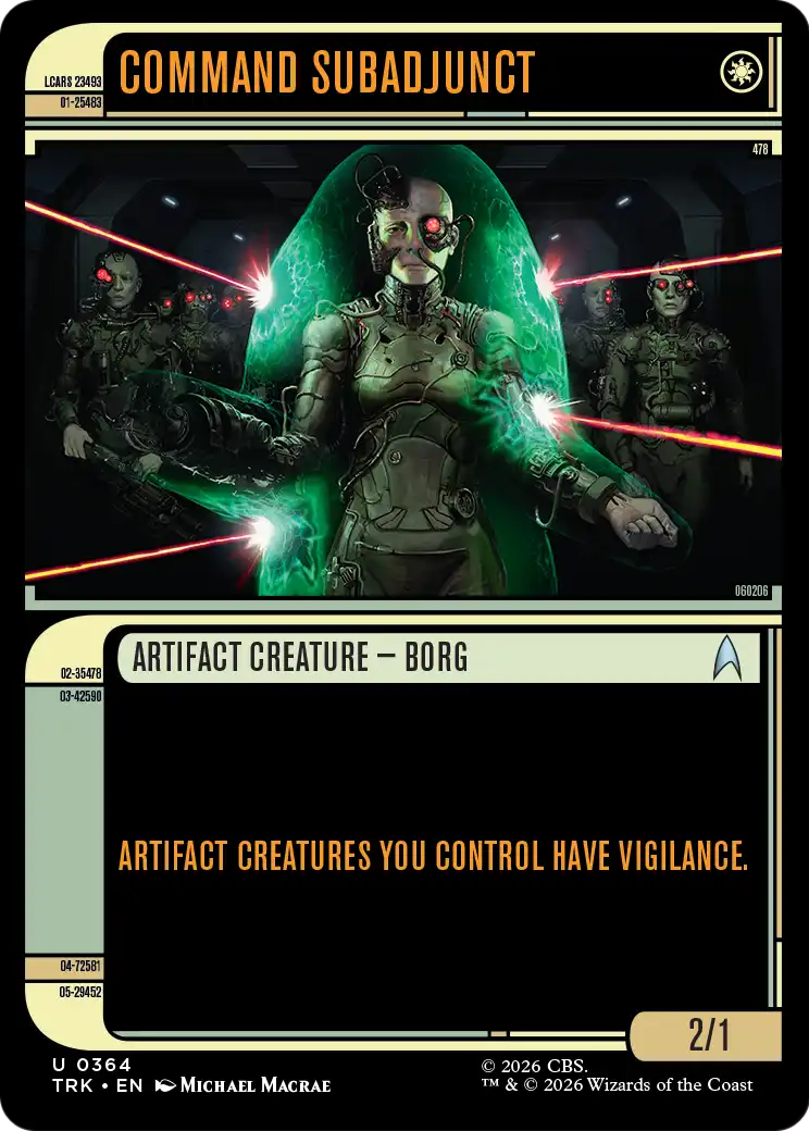 Command Subadjunct (Showcase) [Star Trek] | Black Swamp Games