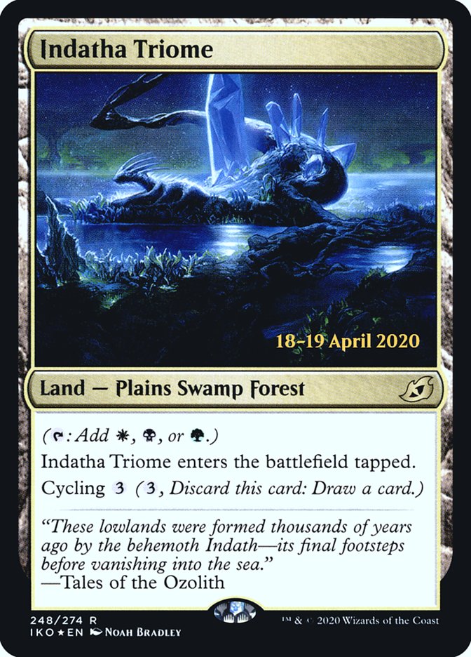 Indatha Triome [Ikoria: Lair of Behemoths Prerelease Promos] | Black Swamp Games
