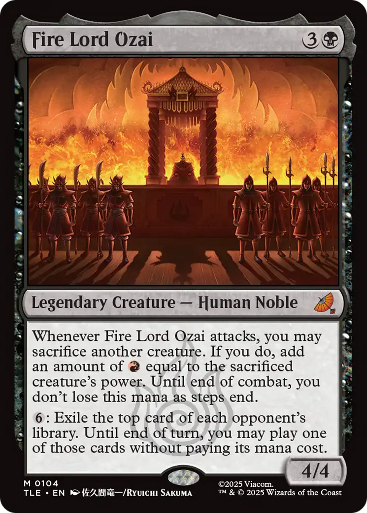 Fire Lord Ozai [Avatar: The Last Airbender: Eternal-Legal] | Black Swamp Games