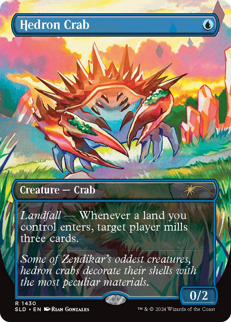 Hedron Crab (Rainbow Foil) [Secret Lair Drop Series] | Black Swamp Games