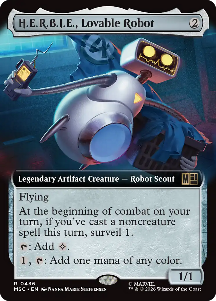 H.E.R.B.I.E., Lovable Robot (Extended Art) [Marvel Super Heroes Commander] | Black Swamp Games