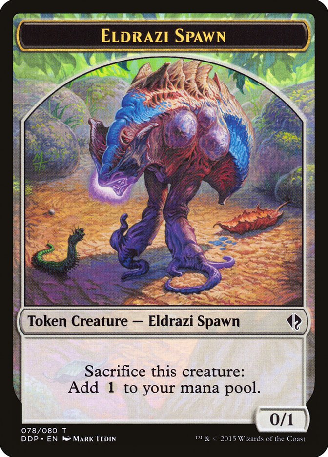 Eldrazi Spawn Token (078/080) [Duel Decks: Zendikar vs. Eldrazi] | Black Swamp Games