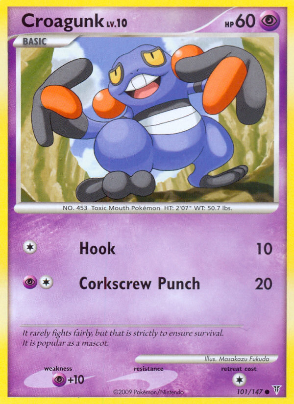 Croagunk (101/147) [Platinum: Supreme Victors] | Black Swamp Games