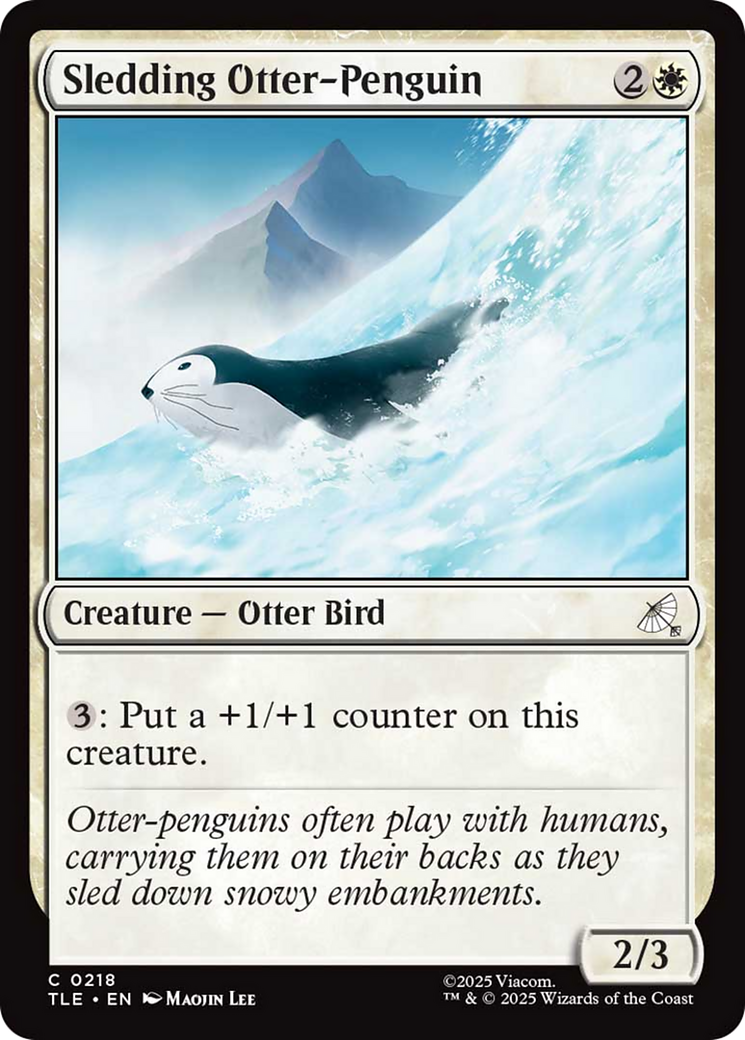 Sledding Otter-Penguin [Avatar: The Last Airbender: Eternal-Legal] | Black Swamp Games