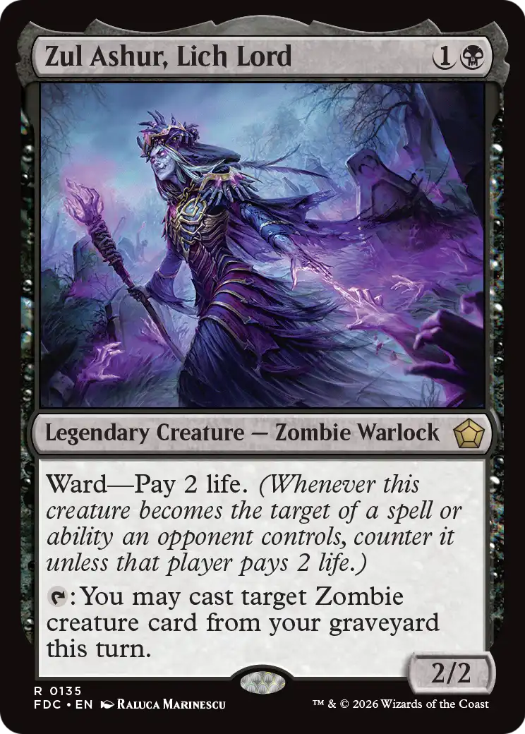 Zul Ashur, Lich Lord [Foundations Commander] | Black Swamp Games