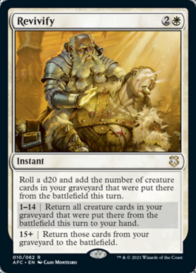 Revivify [Dungeons & Dragons: Adventures in the Forgotten Realms Commander] | Black Swamp Games