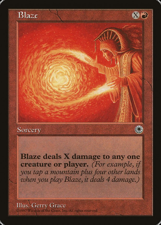 Blaze (No Flavor Text) [Portal] | Black Swamp Games