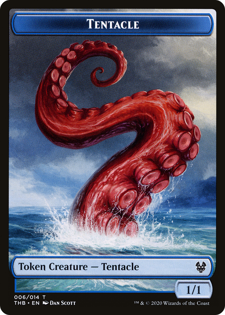Slug // Tentacle Double-Sided Token [The List] | Black Swamp Games