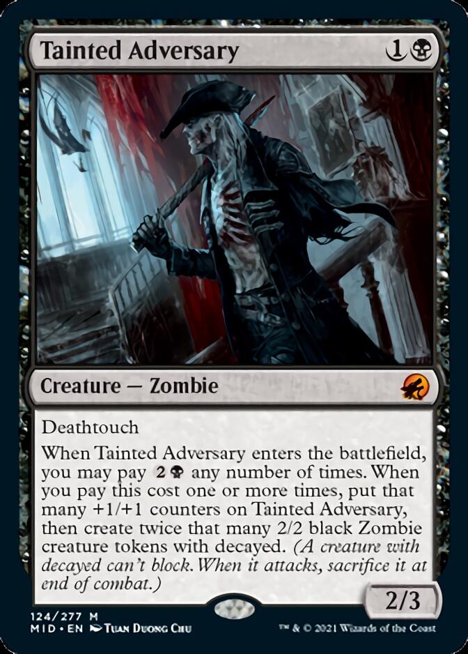 Tainted Adversary [Innistrad: Midnight Hunt] | Black Swamp Games