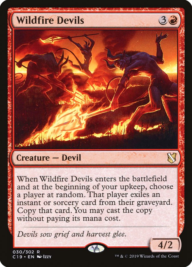 Wildfire Devils [Commander 2019] | Black Swamp Games