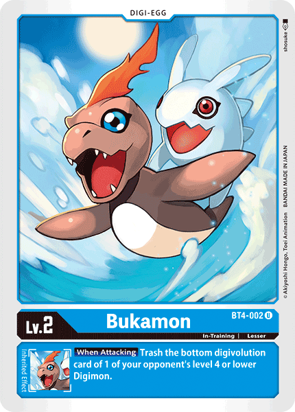 Bukamon [BT4-002] [Great Legend] | Black Swamp Games