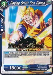 Raging Spirit Son Gohan (Shenron's Chosen Stamped) (BT2-039) [Tournament Promotion Cards] | Black Swamp Games