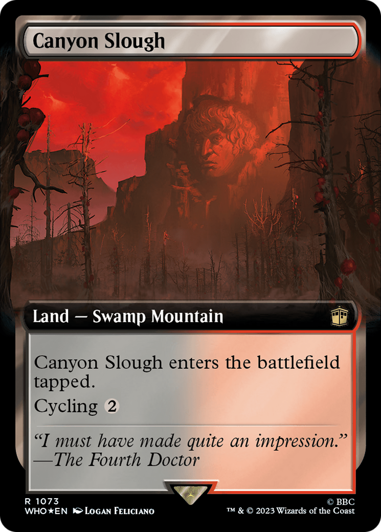 Canyon Slough (Extended Art) (Surge Foil) [Doctor Who] | Black Swamp Games