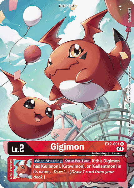 Gigimon [EX2-001] (Alternate Art) [Digital Hazard] | Black Swamp Games